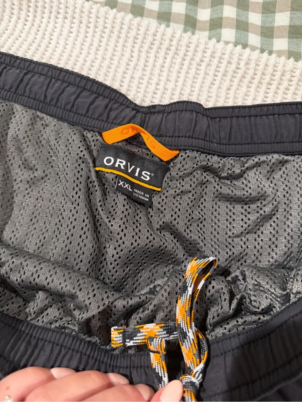 Orvis Men's Dark Gray Swim Trunks
